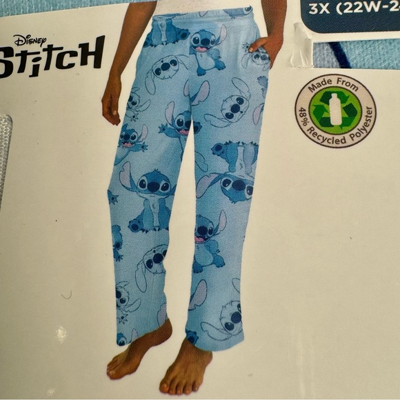 NWT. Disney Stitch Women’s Sleep or lounge Pants, Size 3X - Picture 2 of 7